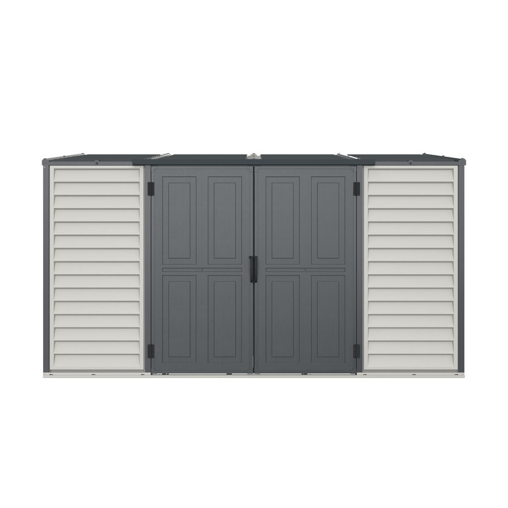 Duramax 10' x 4' SideMate Plus Pro Storage Shed with Foundation 36825