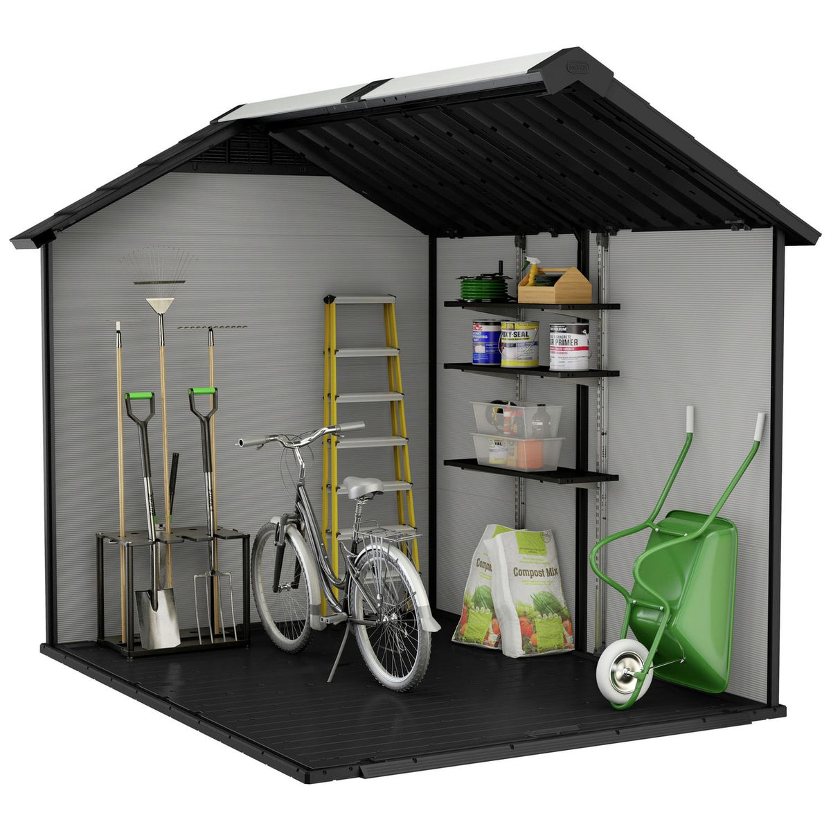 Keter Premier Apex Shed 7.5 × 9 ft