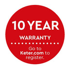 Keter Premier Apex Shed 7.5 × 9 ft