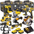 18V Cordless 10-Piece Power Tool Kit with 3 x 5.0Ah Batteries & Charger incl. 125mm Angle Grinder - view 1