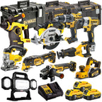 18V Cordless 10-Piece Power Tool Kit with 3 x 5.0Ah Batteries & Charger incl. Angle Grinder - view 1