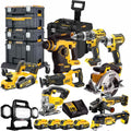 18V Cordless 10-Piece Power Tool Kit with 4 x 5.0Ah Batteries & Charger - view 1