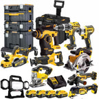18V Cordless 10-Piece Power Tool Kit with 4 x 5.0Ah Batteries & Charger - view 1