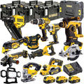 18V Cordless 12-Piece Power Tool Kit with 3 x 5.0Ah Batteries & Charger incl. Framing Nailer - view 1