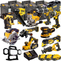 18V Cordless 12-Piece Power Tool Kit with 3 x 5.0Ah Batteries & Charger incl. Framing Nailer & Rotary Hammer Drill - view 1