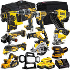 18V Cordless 12-Piece Power Tool Kit with 3 x 5.0Ah Batteries & Charger incl. Random Orbital Sander - view 1