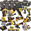 18V Cordless 12-Piece Power Tool Kit with 4 x Batteries & Charger incl. First Fix Framing Nailer - view 1
