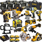 18V Cordless 12-Piece Power Tool Kit with 4 x Batteries & Charger incl. Jobsite Radio - view 1