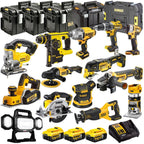 18V Cordless 14-Piece Power Tool Kit with 3 x 5.0Ah Batteries & Charger incl. Rotary Polisher - view 1