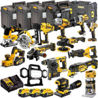 18V Cordless 15-Piece Power Tool Kit with 3 x 5.0Ah Batteries & Charger incl. Rotary Hammer Drill - view 1