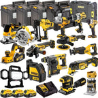 18V Cordless 16-Piece Power Tool Kit with 3 x 5.0Ah Batteries & Charger - view 1