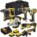 18V Cordless 6-Piece Power Tool Kit with 3 x 5.0Ah Batteries & Charger - view 1