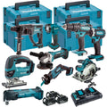 18V Cordless 9-Piece Power Tool Kit with 3 x 5.0Ah Batteries & Charger (Set B) - view 1