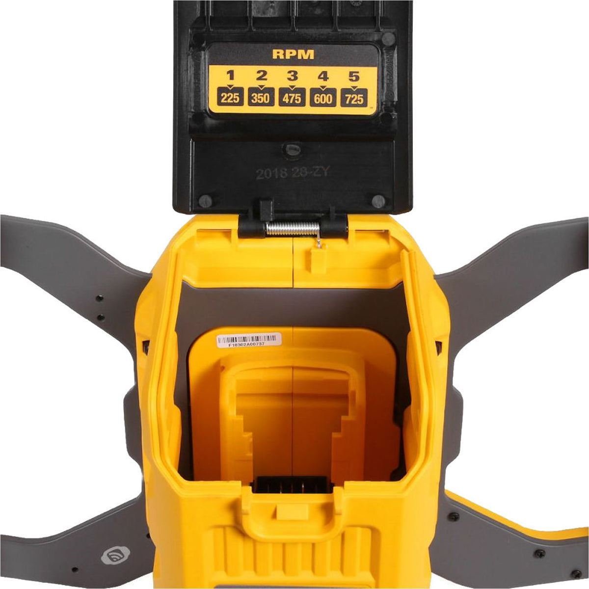 54V Brushless Paddle Mixer with 2 x 9.0Ah Batteries Charger & Heavy-Duty Kit Bag - view 8