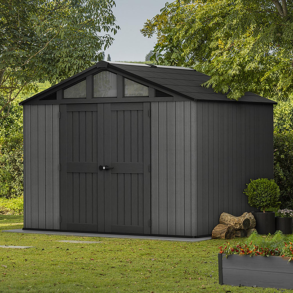 Keter Stronghold Outdoor Storage Shed 10 × 8 ft