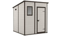 Keter Manor Pent Outdoor Garden Storage Shed 6 × 6 ft Brown