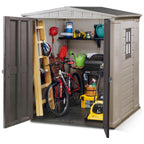 Keter Factor Apex Garden Storage Shed 6 × 6 ft