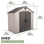 Lifetime 8 x 5 ft. Shed - 6406