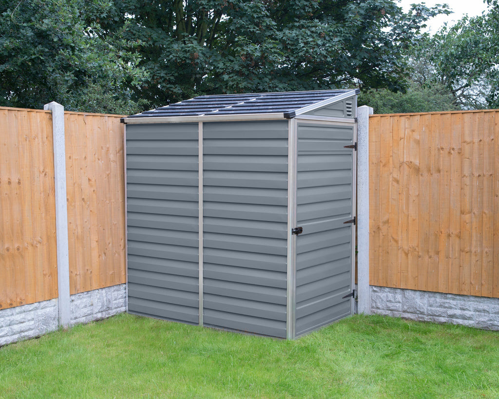 Canopia SkyLight 4' x 6' Lean-To Shed - Gray
