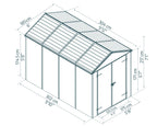 Canopia Rubicon 6' Shed - Gray