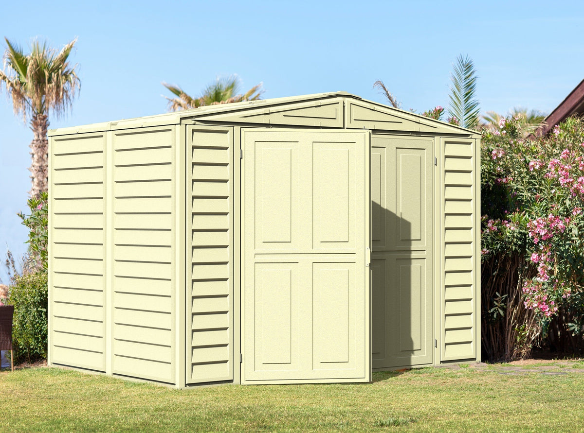 Duramax Duramate 8'x5.3' Vinyl Shed w/ Foundation - 00184