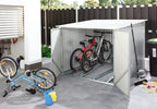 Duramax Bicycle Storage 6'x6' Shed Anthracite with White Trim - 73051