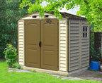 Duramax StoreAll 8'x6' Vinyl Shed with Foundation - 30115