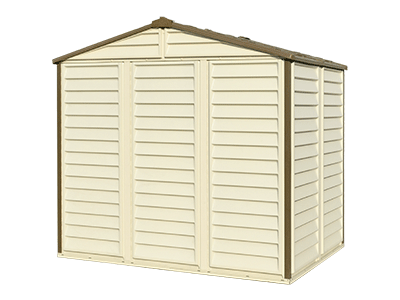 Duramax StoreAll 8'x6' Vinyl Shed with Foundation - 30115