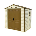 Duramax StoreAll 8'x6' Vinyl Shed with Foundation - 30115