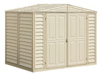 Duramax Duramate 8'x5.3' Vinyl Shed w/ Foundation - 00184