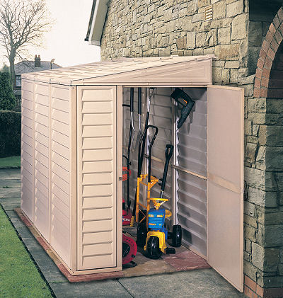 Duramax SideMate Shed with Foundation 4'x8' - 06625
