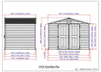 Duramax StoreMax Plus Vinyl Shed 10.5'x8' - 30225
