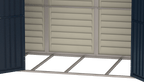 Duramax 10' x 4' SideMate Plus Pro Storage Shed with Foundation 36825