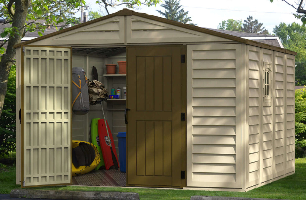 Duramax 10.5 x 10.5 ft Woodbridge Plus Shed with Foundation 40224