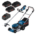 Bosch GRA 18V2-46 Cordless Lawn Mower + Bosch Brushless Strimmer + 4AH Kit - view 1