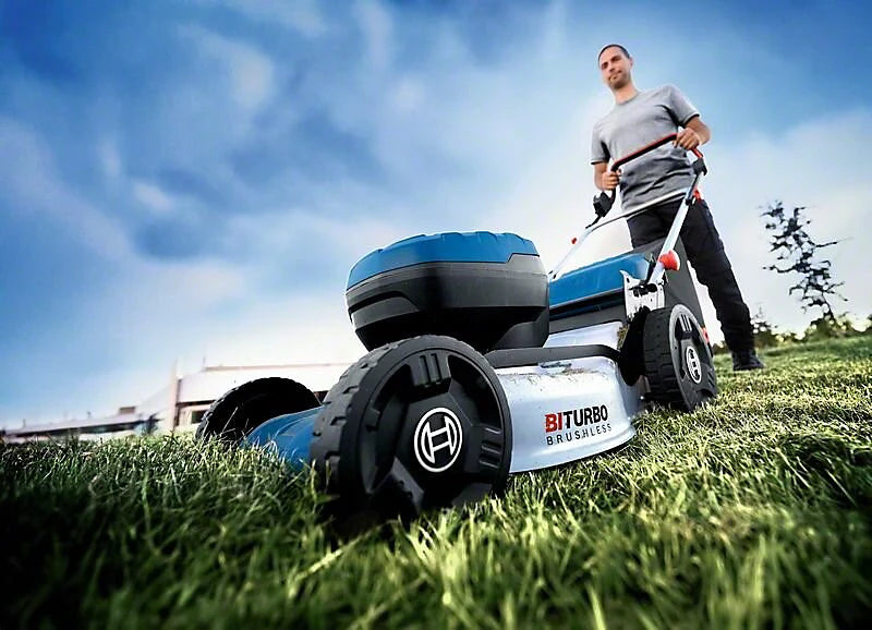Bosch GRA 18V2-46 Cordless Lawn Mower + Bosch Brushless Strimmer + 4AH Kit - view 4