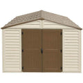 Duramax 10.5 x 13 ft Woodbridge Vinyl Plus Shed with Foundation 40234
