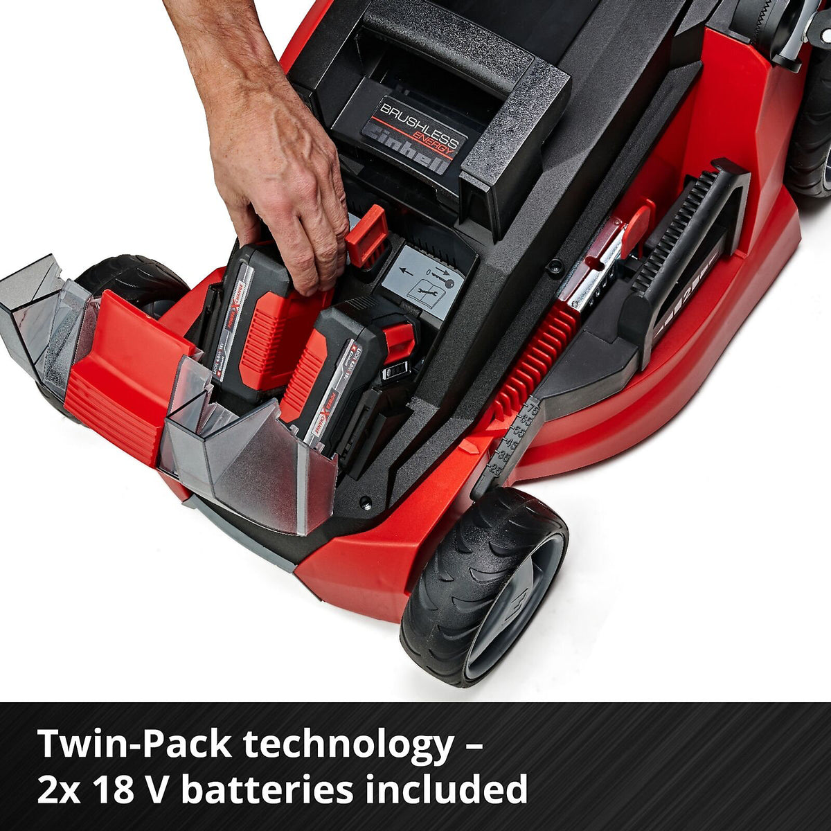 Einhell 43cm Cordless Lawn Mower 36V With Battery And Charger Rotary Lawnmower 63L GE-CM 43 Li M Kit PXC Power X-Change - view 6