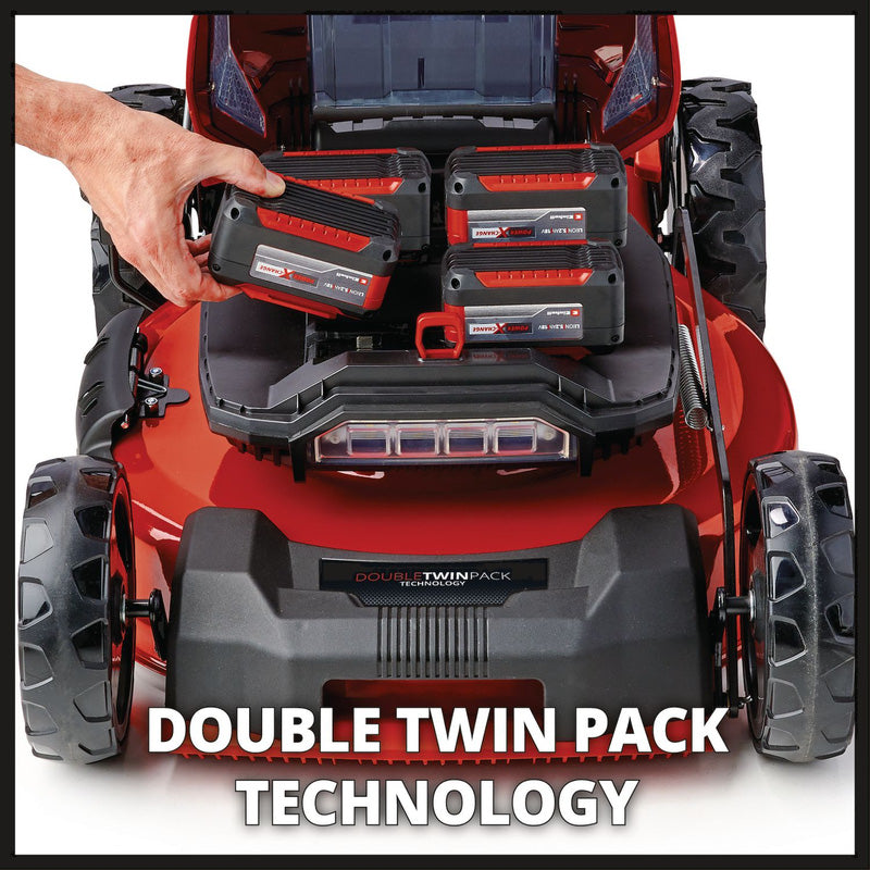 Einhell Professional PXC 36V Brushless Steel Deck Cordless Lawn Mower 52cm 4 x 5.2Ah - view 5