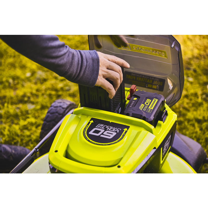 Greenworks 60v 51cm Self Propelled Cordless Lawnmower 1 x 4.0Ah - view 3