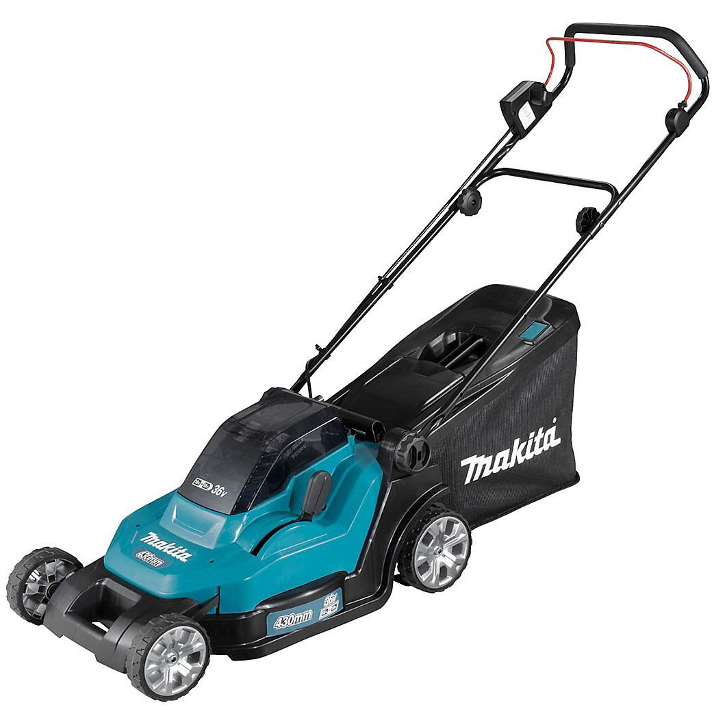 Makita DLM432 Twin 18v / 36v LXT Cordless 43cm Lawn Mower Soft Start 2 x 5AH - view 2