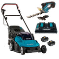 Makita DLM432PT2 Twin 18v / 36v LXT Cordless 43cm Lawn Mower + Hedge Trimmer 5AH - view 1