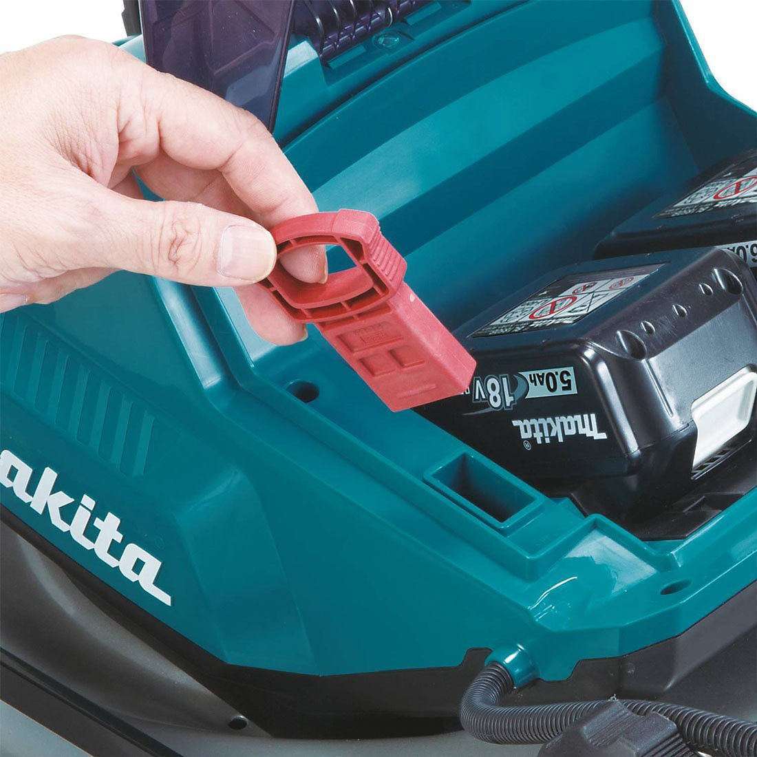 Makita DLM460Z 18v / 36v LXT Cordless Lawn Mower 2 x 6.0ah Battery + Charger - view 7