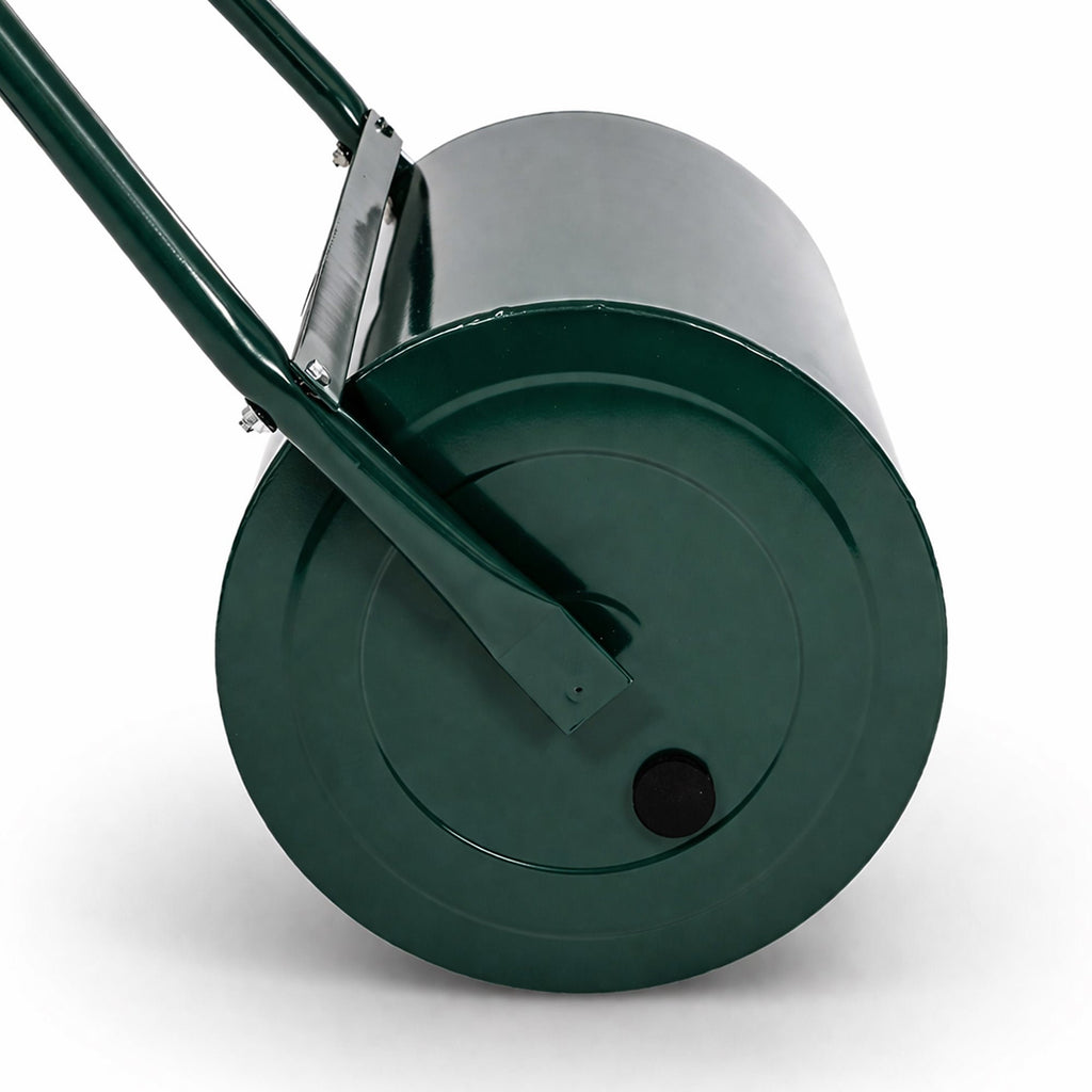 Oypla Galvanised Garden Steel Lawn Roller 30 Litre Drum Scraper Bar & Collapsible Handle Create a Lawn Worthy of a Bowls Green - view 3