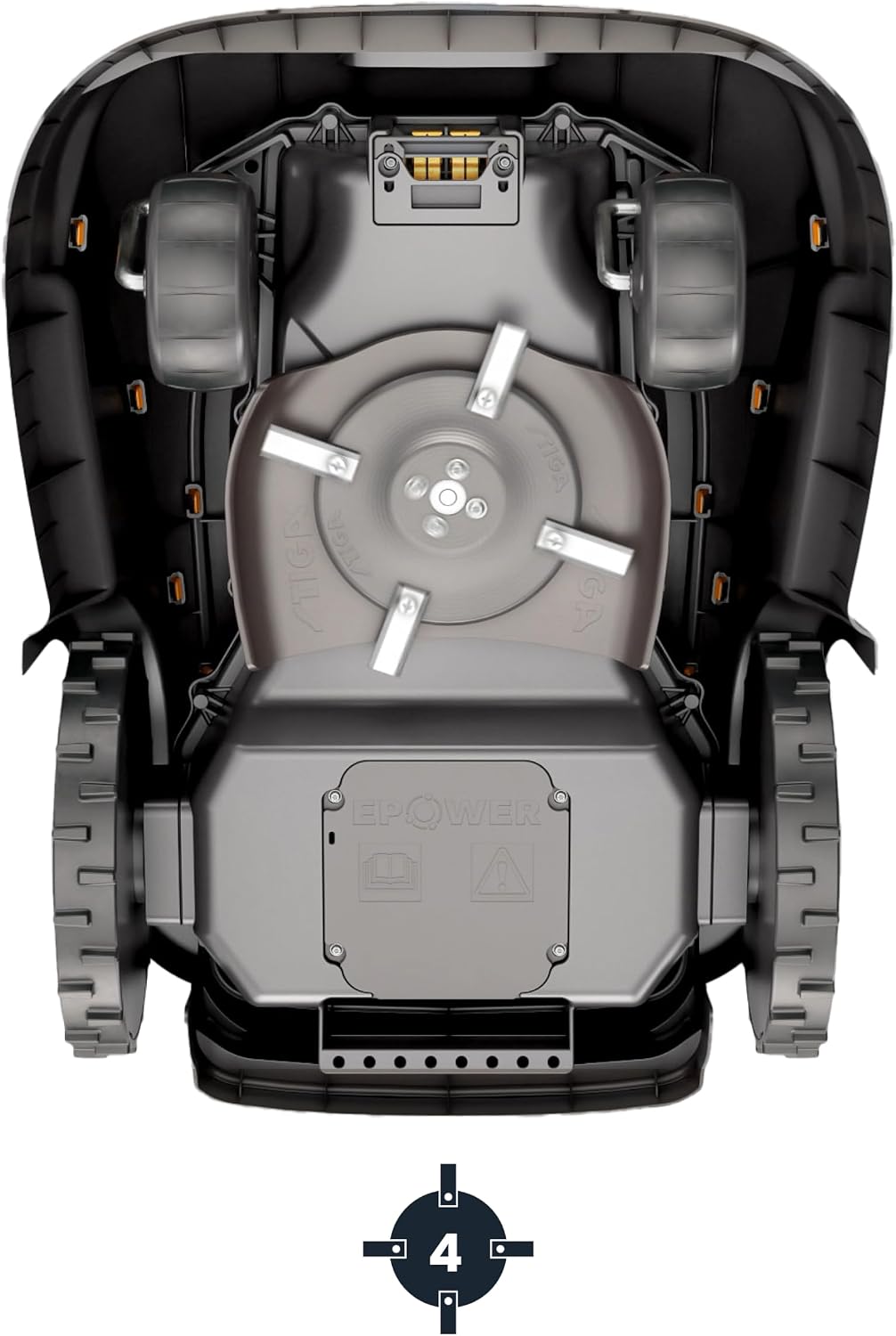 Stiga A4 Automatic Robot Lawn Mower for Gardens to to 400m2 and Two Cutting Zones - view 4