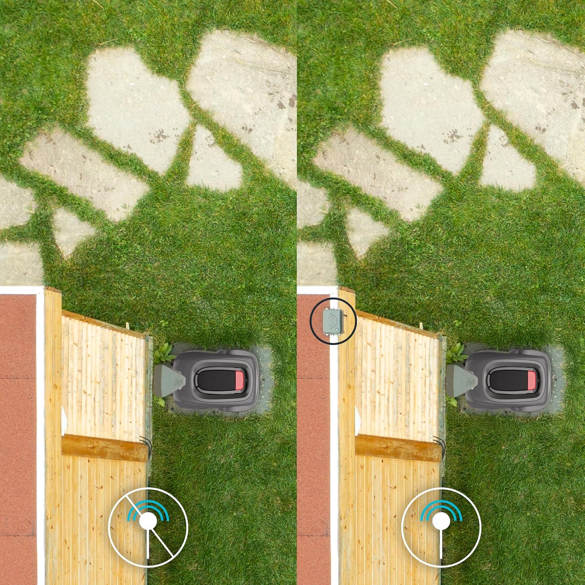 Stiga A4 Automatic Robot Lawn Mower for Gardens to to 400m2 and Two Cutting Zones - view 6
