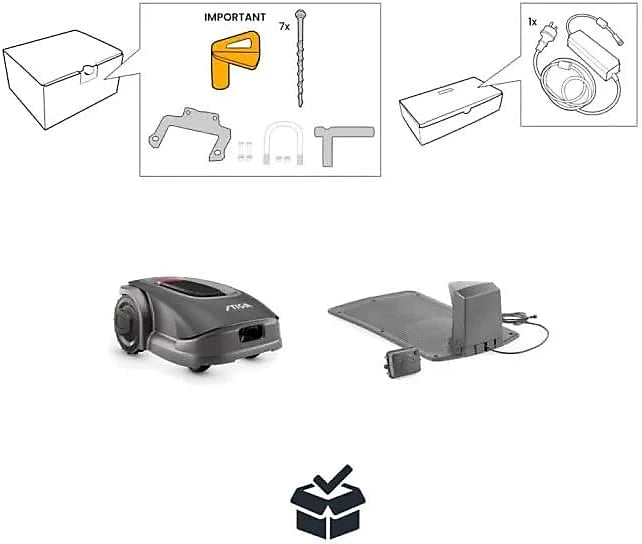 Stiga A4 Automatic Robot Lawn Mower for Gardens to to 400m2 and Two Cutting Zones - view 8