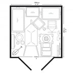 Suncast Moda Modernist Shed 7x7