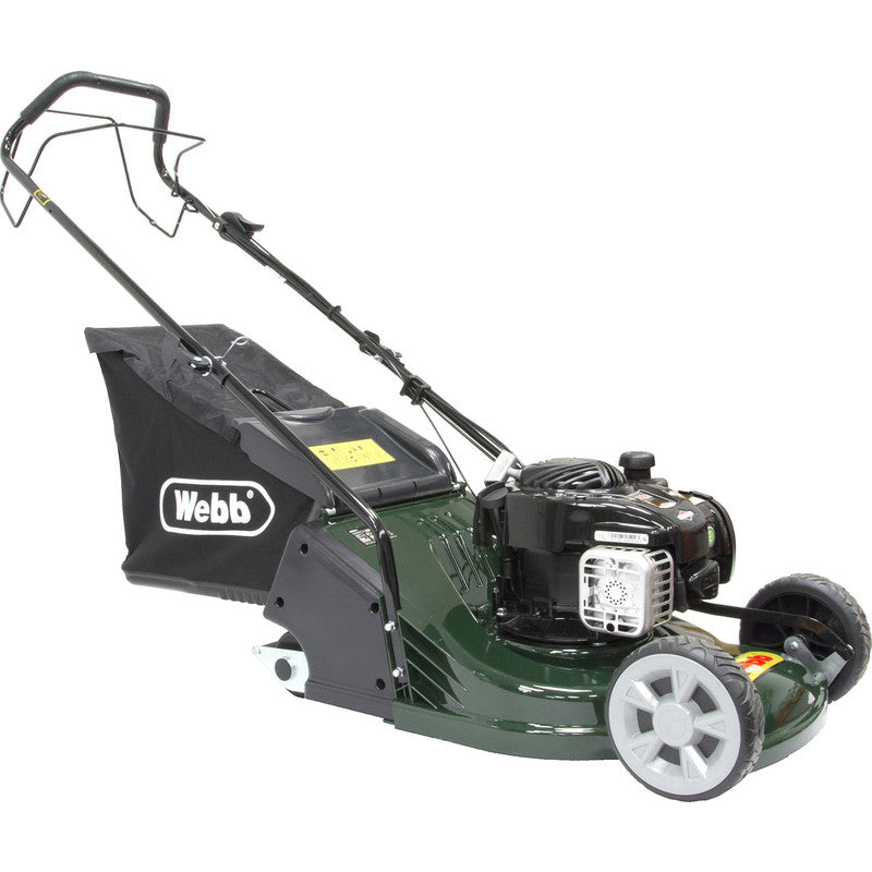 Webb 43cm Self Propelled Rear Roller Petrol Rotary Lawnmower 140cc - view 1
