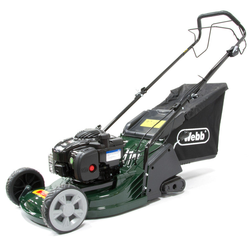 Webb 43cm Self Propelled Rear Roller Petrol Rotary Lawnmower 140cc - view 5